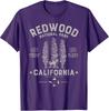 Vintage California Bear T-Shirt - Redwood National Park Souvenir Gift