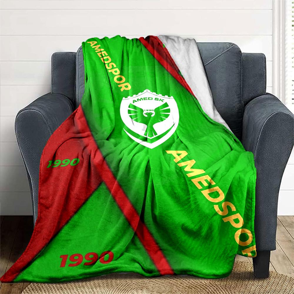 Amedspor Print Flannel Blanket High Quality Warm Comfortable Cover for All Seasons Perfect for Gifts Home Decor