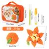 Crochet Kit Funny Knitting Accessories Kids Peelable Orange Toys Knitting Kit For Kids Women Boys Girls Mom Handicraft Lovers