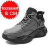 Fashion Autumn Lift Sneakers Men Elevator Shoes Height Increasing Shoes for Man Insoles 8CM Hidden Heels Sports Inner Heightening Shoes