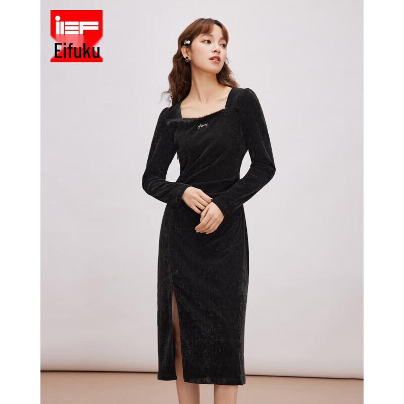 

Элегантное зимнее платье IEF для женщин S