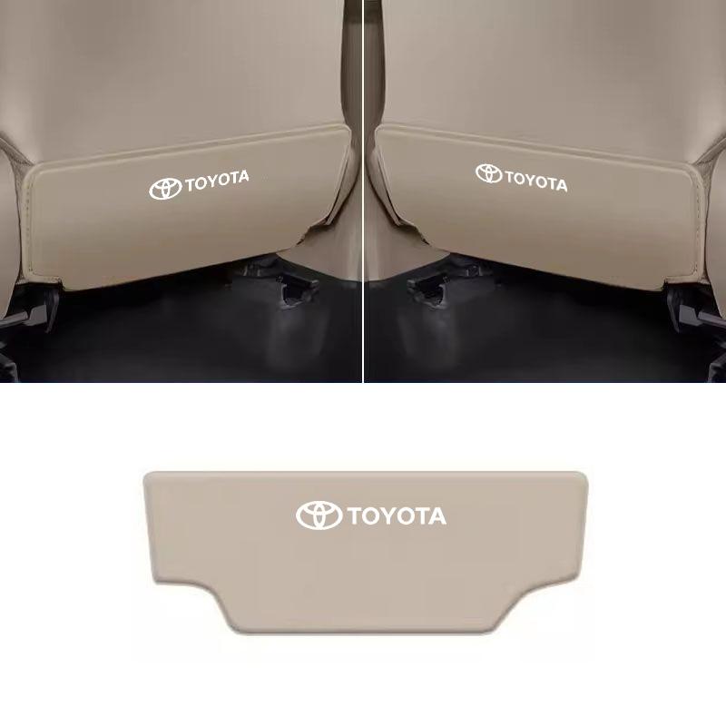 1pcs Car Seat Back Anti Kick Pad Mats Cover For Toyota GR GAZOO RACING Sport Corolla Yaris RAV CHR Camry Auris Auto Accessories