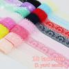 (10 Lace/lot) White Fabric Webbing Decoration Lovely Gift Packing Material Ribbons Mix