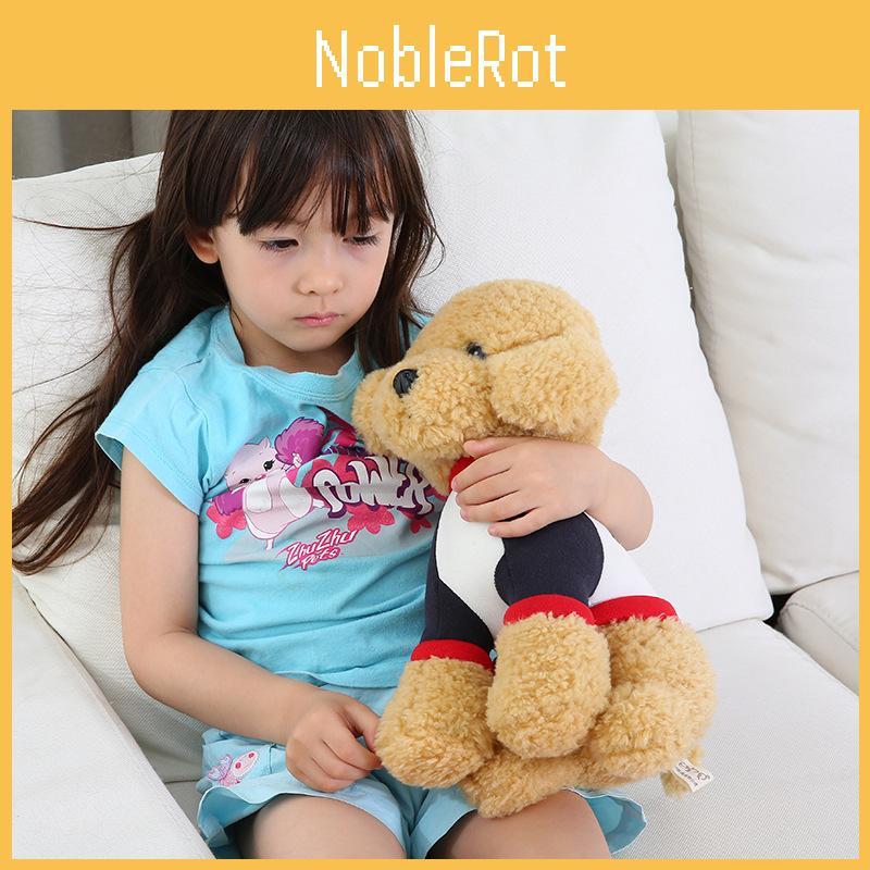 Clothes Teddy Wear Dog With Scarf Plush Toy Stuffed Doll Decoration Kids Gift