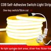 Ultra-Bright Self-Adhesive LED Strip Light, 220V Driver-Free, Waterproof COB, Perfect for Living Room Ceilings.
