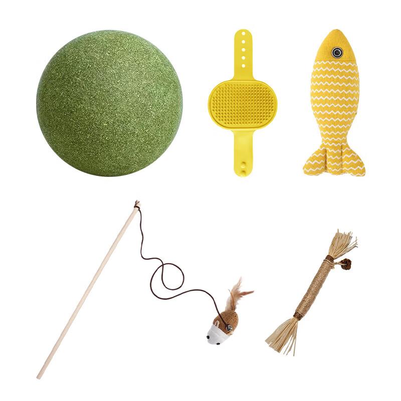 Interactive Cat Scratcher and Toy Set