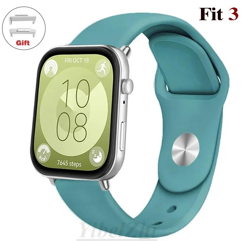 

Silicone Watchband For Huawei Watch FIT 3 Strap Smartwatch Sport Correa For Huawei Watch Fit 2 Band Accessories For huawei fit 2