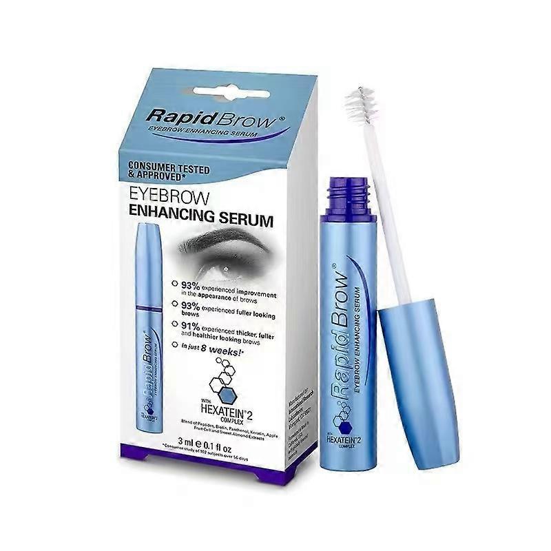 RapidLash Eyelash Enhancing Serum & RapidBrow Eyebrow Conditioner 12ml Set for Fuller Lashes and Brows