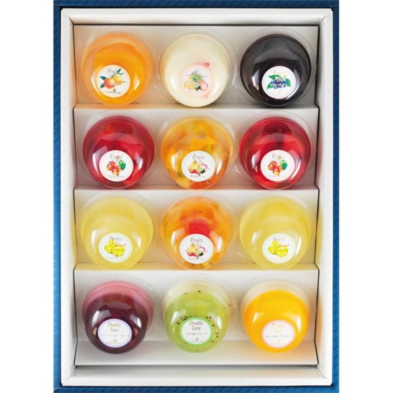 

Takahata Farm Double taste fruit jelly 12 pieces SC-12