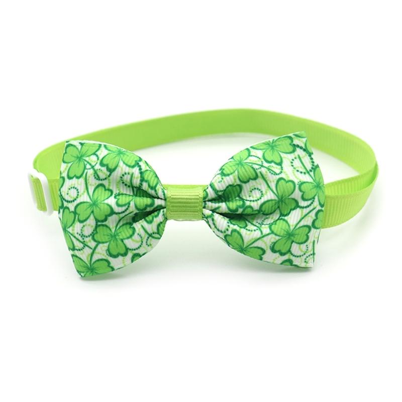 Dogs Flower Collar Festive Shamrocks for Small Medium Girl Dogs Cats Dog Collar Necklaces Flower Costumes