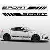 2PCS Car Door Side Skirts Stickers Sport Racing Car Vinyl Decals Waterproof Auto Body Styling Decoration Stickers Accessories