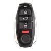 3/4 Botones Nueva Carcasa de Mando a Distancia Inteligente Funda Llavero Para Vw Volkswagen Touareg 2010-2014