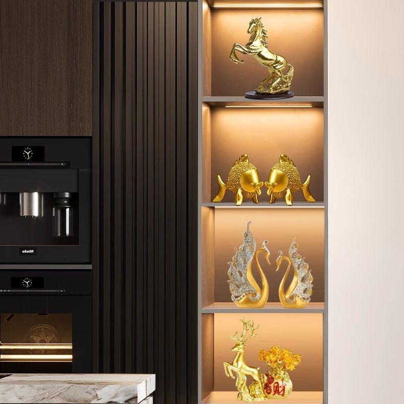 Yaşam ve Yemek Alanları İçin Çağdaş Minimalist Cam Dolap