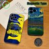 Turkey F-FenerbahceS-E For iPhone 17,16,15,14,13,12,11,Pro,Max,Plus Transparent Gray Phone Case Magnetic Wireless Charging