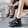 High-top Shoes Women's Winter New Velvet Women's Cotton Shoes Versatile Bread Shoes Platform Snow Boots Tide