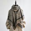 Elegant Women'S Designer Pashmina Cashmere Scarf - Winter Warm Two-Sided Fringed Wrap Blanket & Shawl