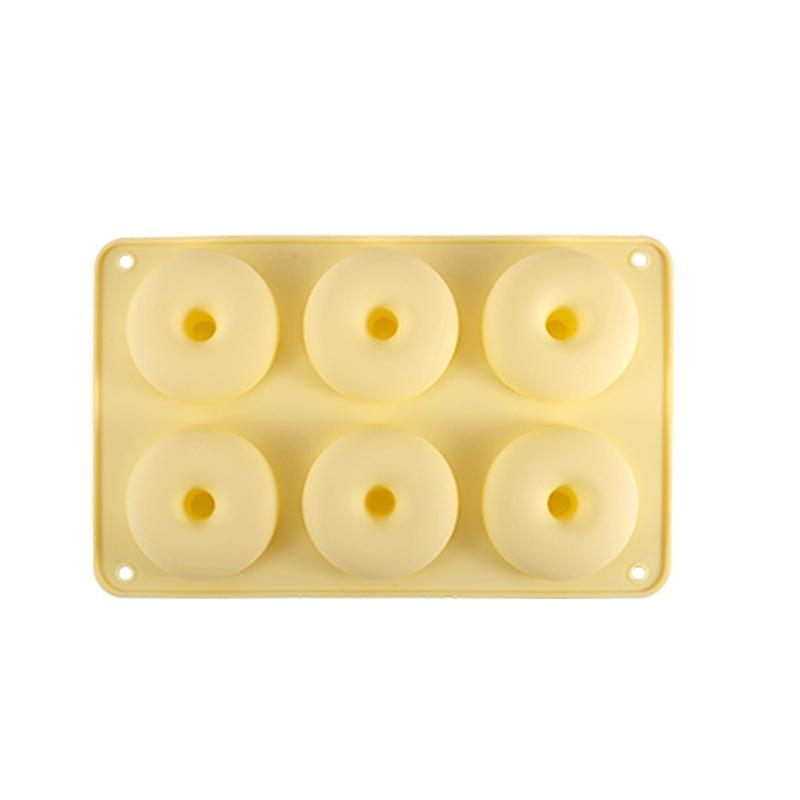 Silikon-Donutform, Backform, DIY-Donuts-Formenbauer, antihaftbeschichtete Silikon-Kuchenform für Donuts, Bagels, Gebäck, Backutensilien