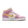 Jordan 1 Mid SE GS Light Arctic Pink White Lifestyle Sneakers DC9517-600