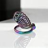 Colorful Snake-Shaped Bondage Ring for Men Metal Chastity Lock for Private Parts Care Product