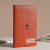 PU Leather Bank Deposit Folder Large Capacity Document Holder Simple Bank Check Bill Holder