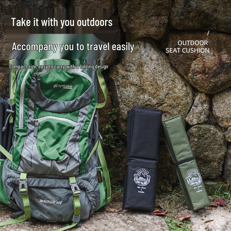 Ultralight Portable Oxford Cloth Outdoor Cushion: Moisture-Proof, Foldable, Insulated Mat for Camping, Beach, Hiking, Mountaineering