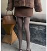 Women's Gray A-Line High Waist Wool Pencil Skirt - Autumn/Winter 2025