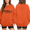 Unisex Pullover Sweatshirt for Men Women, Lightweight Long Sleeve Neck Printed Casual Top