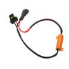 9006 LED Load Resistor Kit 50W 6Ohm Harness Adapter Anti Flicker Error Decoder Warning Canceller for LED DRL Fog Light