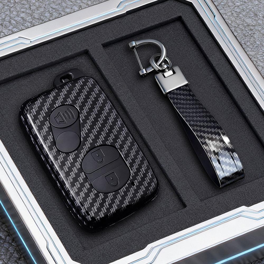For Toyota Camry Crown Majesta Highlander Land Cruiser Prado Kluger Mark X Subaru Foreste Xv Abs Car Key Case Cover Protector