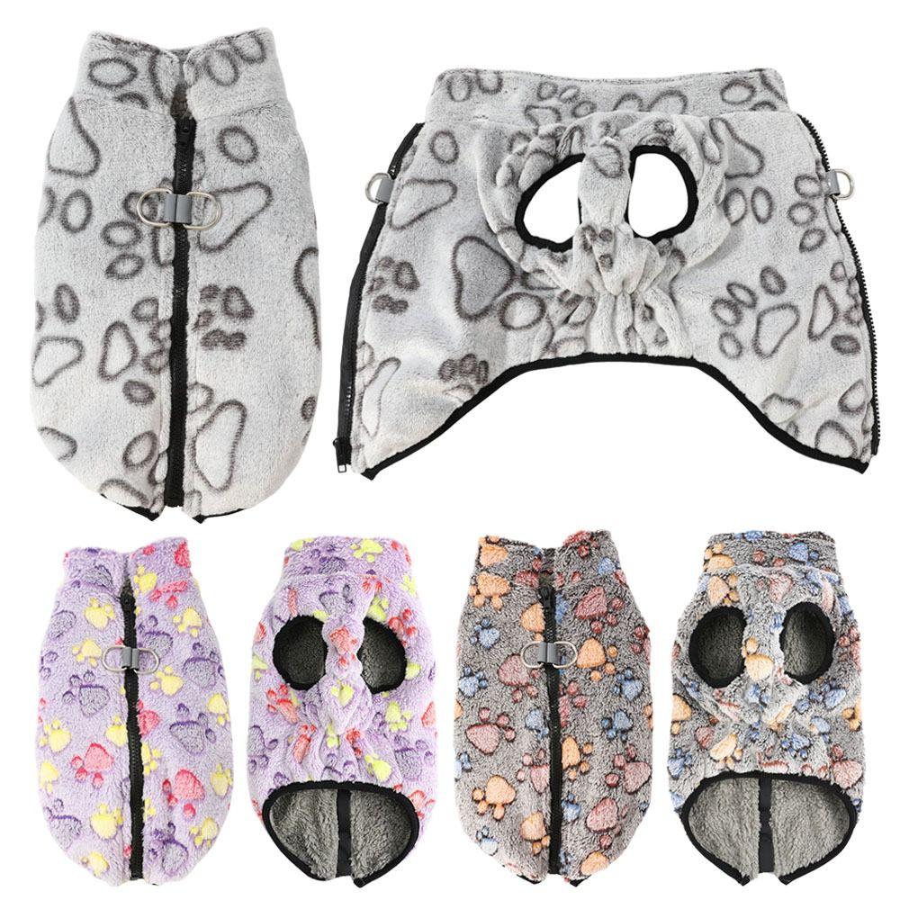 D-ring Winter Dog Clothes Warm Puppy Clothes New Dog Sweater  Chihuahua