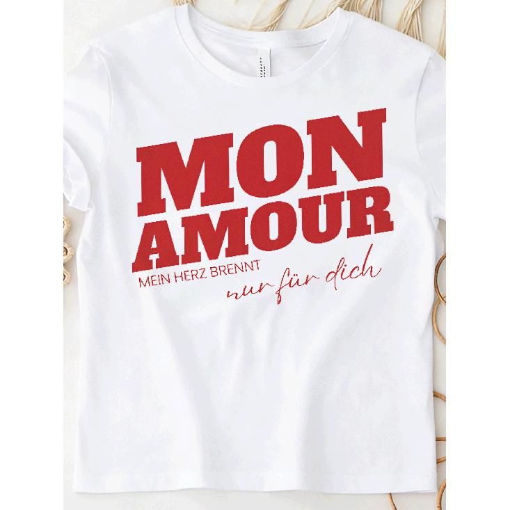 Malle Mon Amour - My Heart Burns Solely For You Overseas Printing Y2K Oversized Unisex T-Shirt For Men Women Retro 2000S Streetwear Baggy Graphic Tee