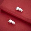 S925 Sterling Silver Openable Melon Seed Necklace Clasp Connector for DIY Jewelry and Jade Pendant Accessories