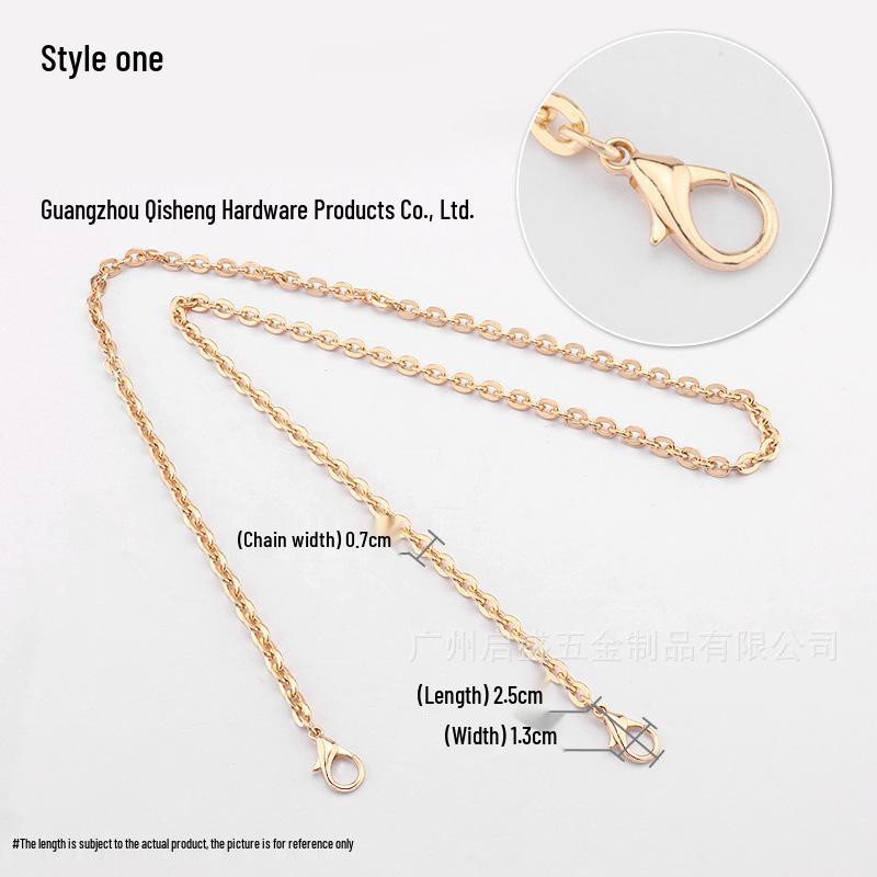 Crossbody Boutique Bag: Short Style, Single Shoulder Option, Phone Chain & Metal Strap Replacement