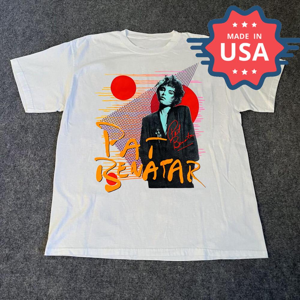 New! Pat Benatar Cotton White Shirt Unisex Concert S to 5XL SG588 Unisex T-Shirt S