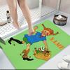 Custom Name Pippi Horse Adventure Carpet Rug Customizable Soft Washable Anti-Slip Home Living Room Sofa Mats Personalized Rug. 0909326