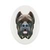 Cane Corso Italiano -Płytka Ze Zdjęciem I Napisem Geometryczna Marki Art-Dog