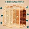 4-Slice Toaster with 7 Browning Levels, Reheat, Defrost and Cancel Function