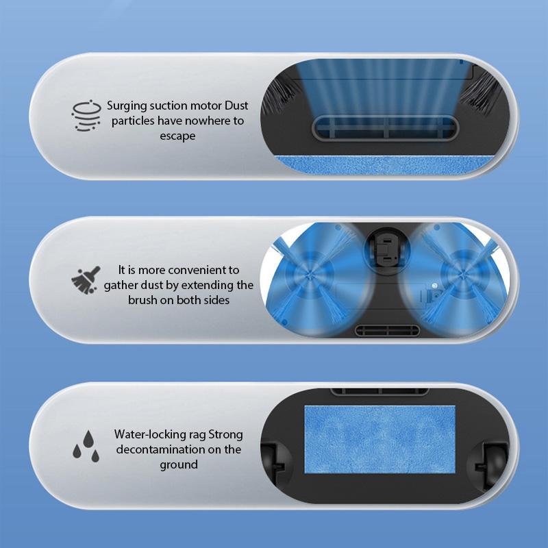 Neuer kabelloser intelligenter Roboter-Staubsauger Multifunktional Superleise Staubsaugen Wischen Befeuchten Für Heimgebrauch Haushaltsgerät