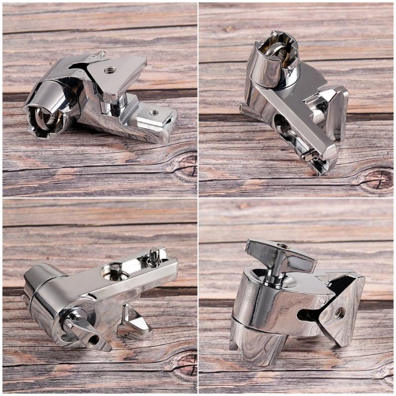 Metal Drum Clamp Stylish Finish Adjustable Rotation Design and Simple Wing Nut Operations for Convenient Attachment