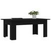 Coffee Table Black 100x60x42 Cm Engineered Wood