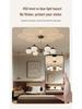 Vintage French Mid-Century Eye-Protecting Chandelier for Living Room, Bedroom, and Restaurant