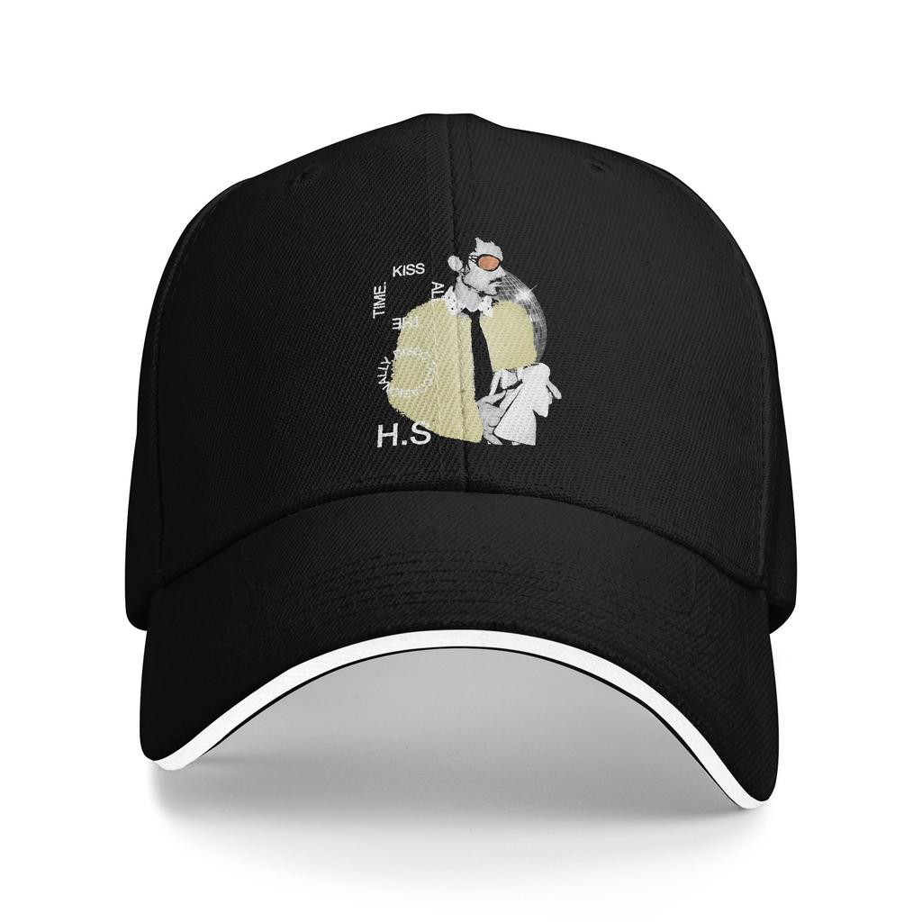 Donna Unisex Harrys Styles Bacio Sempre Disco Occasionalmente Cappello Primavera Apertura Regolabile Berretti da Baseball Cappellino da Baseball Cappelli da Golf