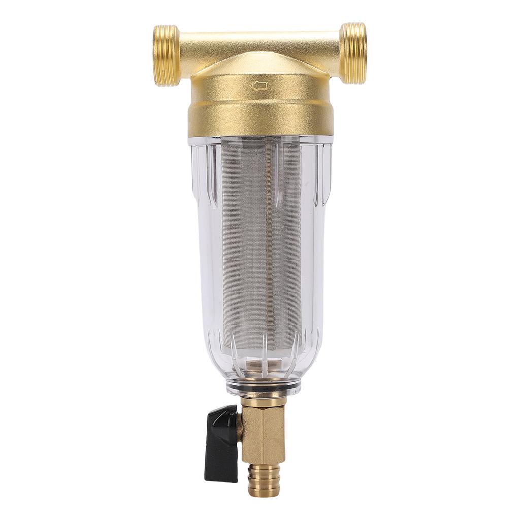 Whole House Sediment Water Filter Spinning Type Backwash Pre Filter for Washing Machine G3 4 Male G1 2 Female Thread
