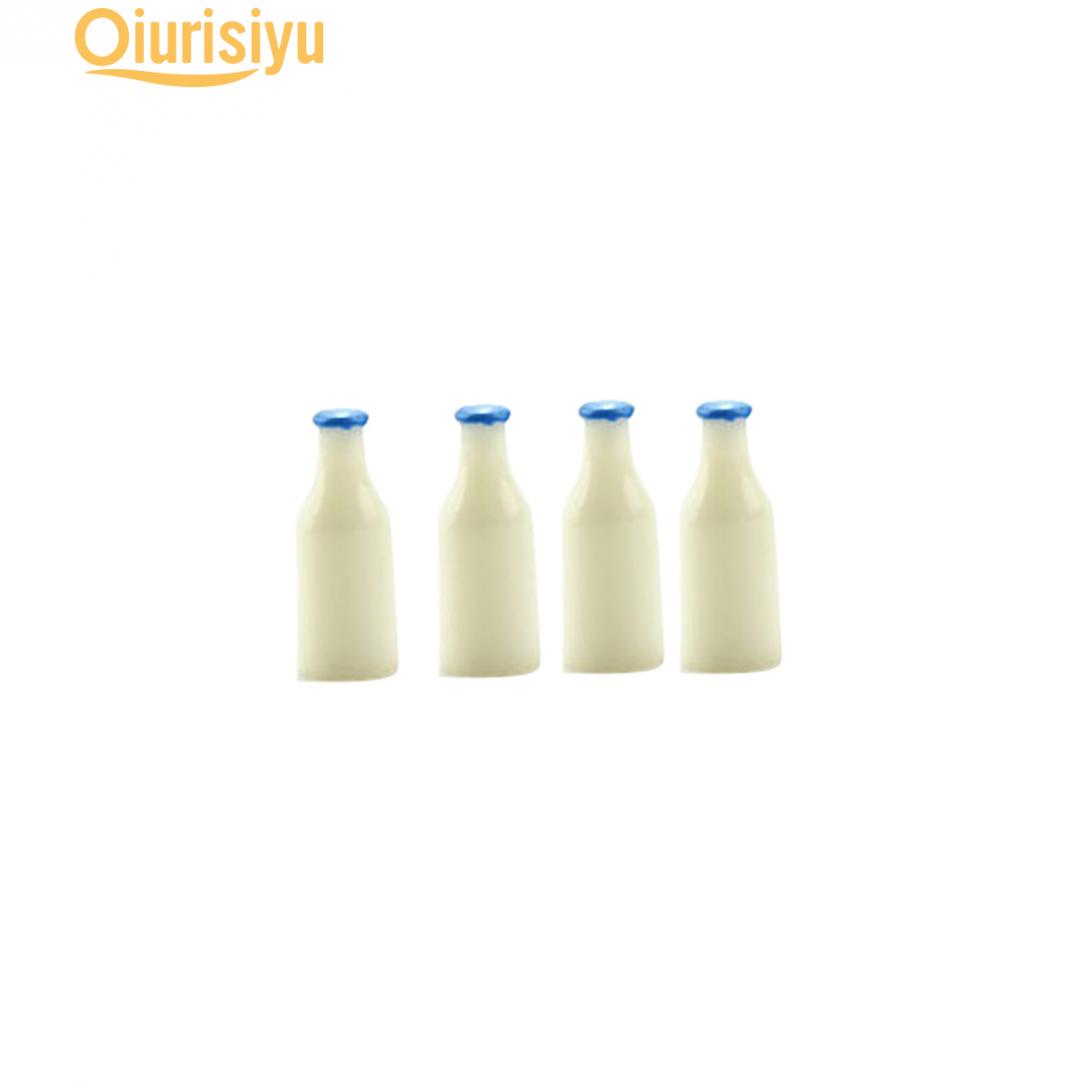 

Миниатюра. Бутылки с молоком синий