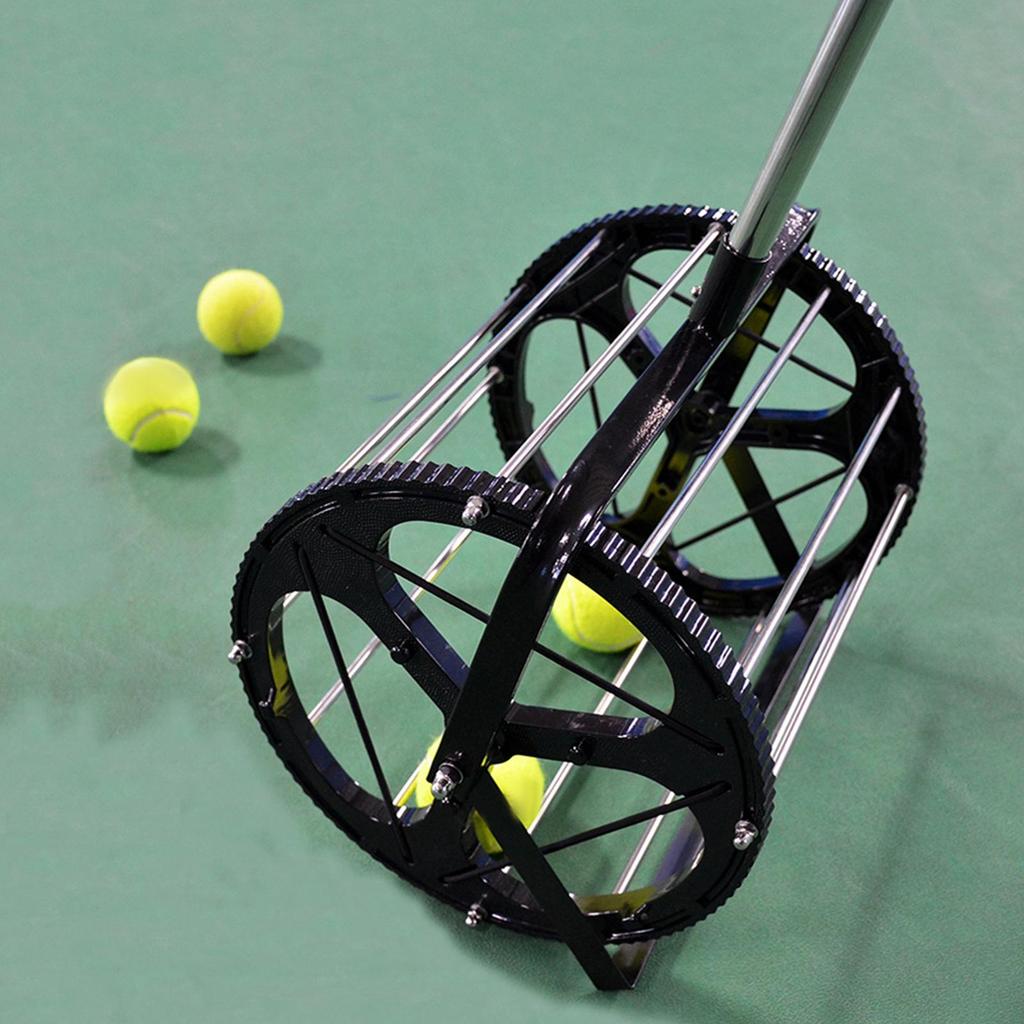 Tennis Ball Retriever Picker Training Tool Large Capacity Adjustable Telescopic Rod