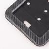 1Pcs Standard License Plate Stainless Steel Metal Frame Cover Ru Ua Eu Number Plate Holder Black License Plate Holder Mount
