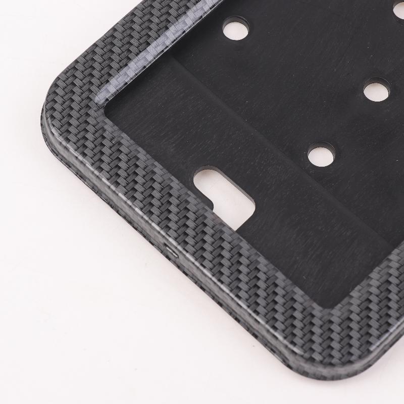 1Pcs Standard License Plate Stainless Steel Metal Frame Cover Ru Ua Eu Number Plate Holder Black License Plate Holder Mount