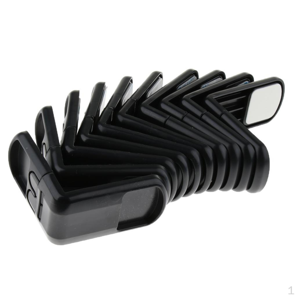 

10-дверный шкаф с ящиком для холодильника - черный