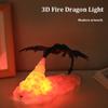 3D Printed Fire/Ice Dragon Desk Lamp LED Night Light Eye Protection Kids Sleep Accompany Nightstand Lamp for Bedroom/Living Room