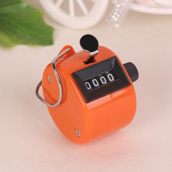 Manual Counter Mechanically Jump Quick Reaction Portable 4 Digit Number Mini Hand Held